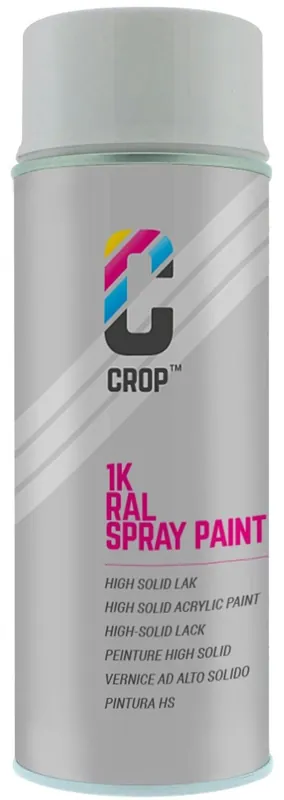 CROP RAL 7047 Zijdeglans Telegrijs 4 spuitbus 400ml Premium